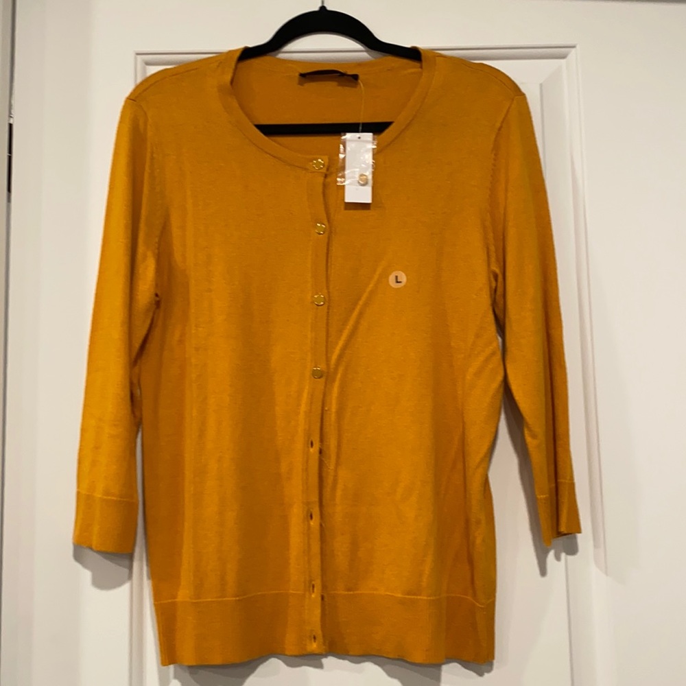 Mustard Cardigan NWT